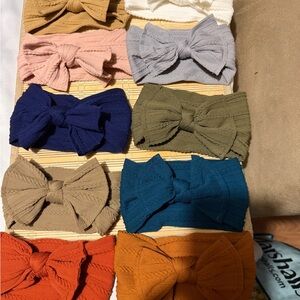 Assorted Color Bow Hair Clips for Kids